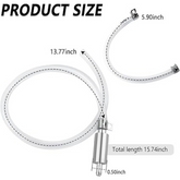 Car Brake Bleeder Hose with One Way Check Valve,Durable Brake Fluid Bleeder Hose